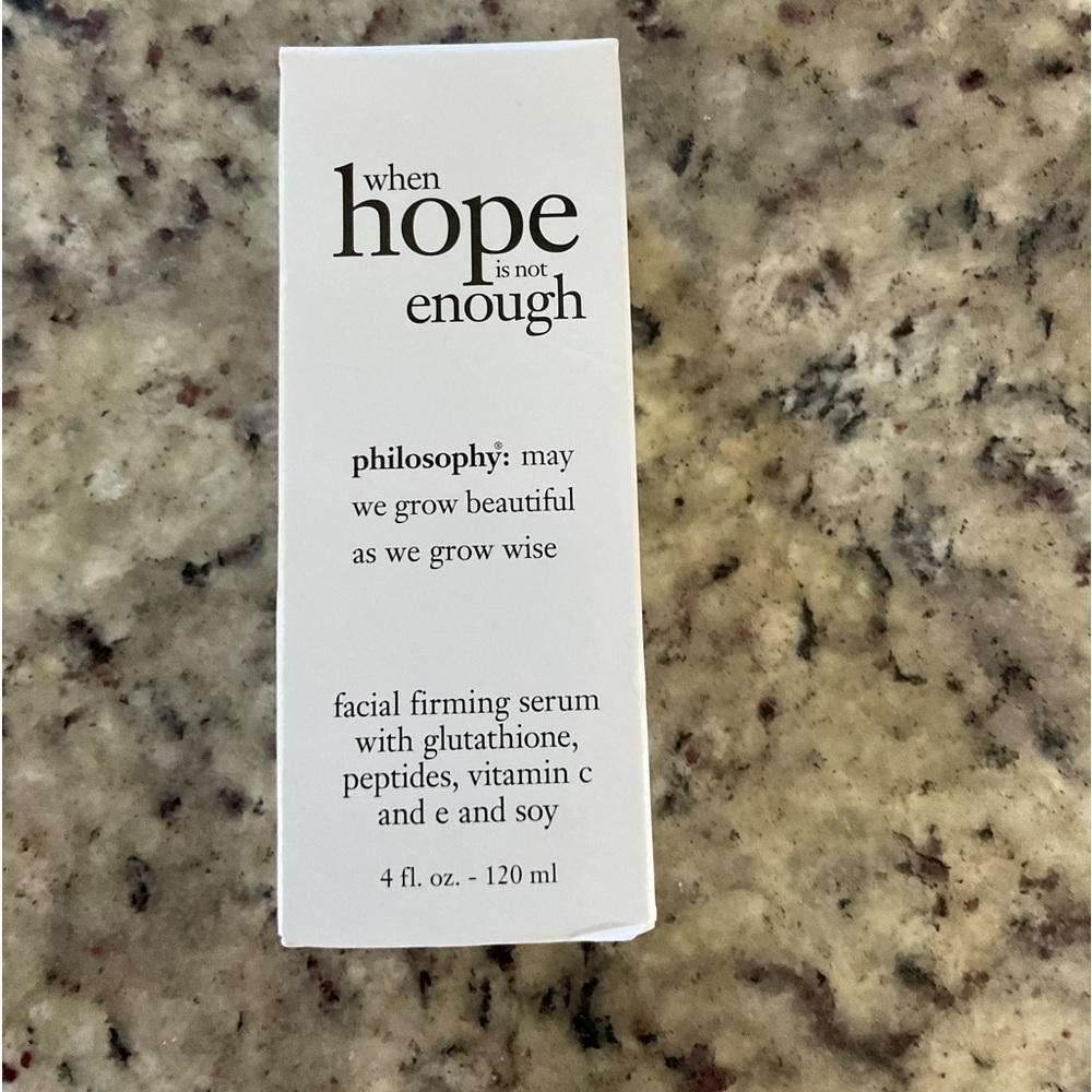 Philosophy When Hope Is Not Enough Facial Firming Serum 4.0fl. oz BOXED